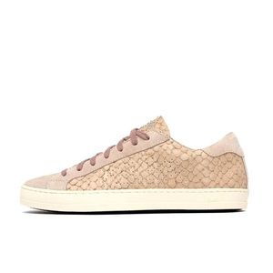 p448 john pink python snakeskin print sneakers